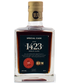 1423 Special Cask 25 år Rum Company 50 cl Rum 43%