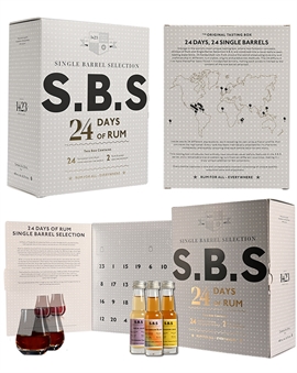 24 Days of Rum SBS Edition - Romjulkalender fylld med 24 st x 2 cl 