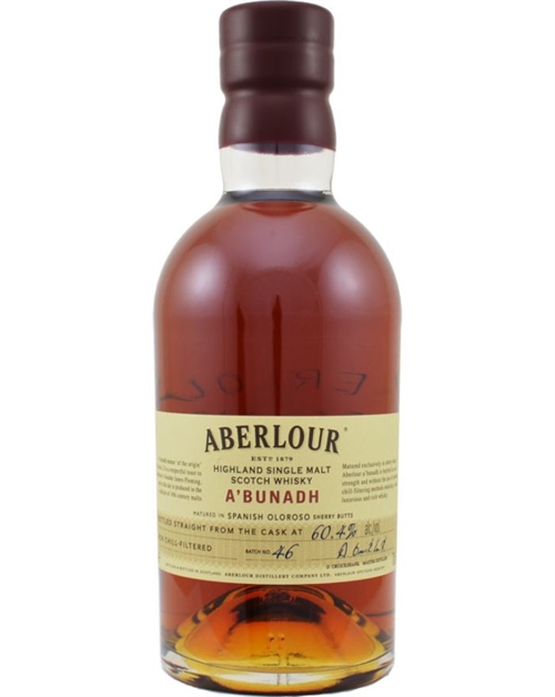 Aberlour a\'bunadh Batch 46 Speyside Single Malt Scotch Whisky 70CL / 60,4%