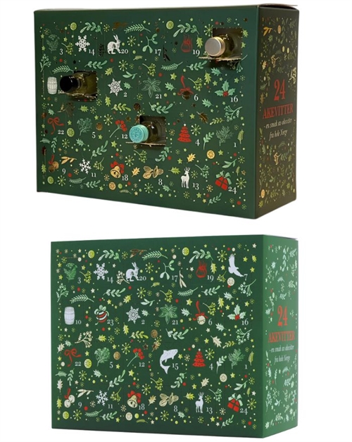 Akvavit Julkalender – 24 Akevitter En smak av Norge 24 x 2 cl 40 %