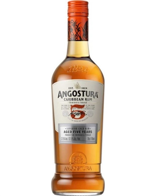 Angostura 5 år Superior Gold Trinidad & Tobago Caribbean Rom 70 cl 40%