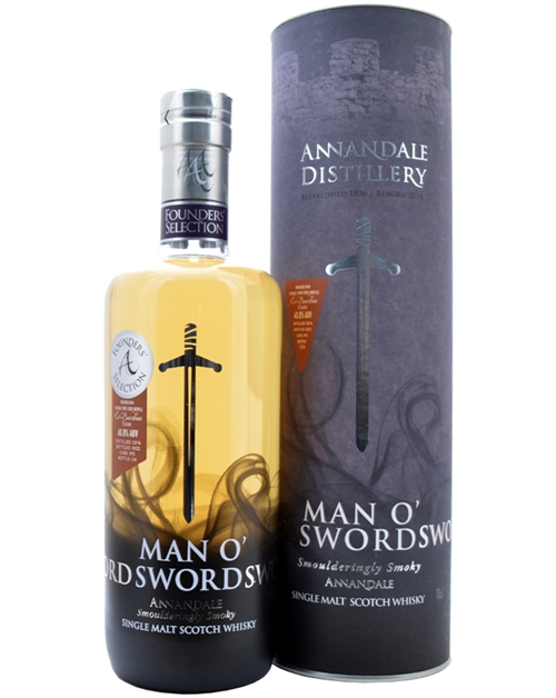 Annandale Man O Sword Smoulderingly Smoky Cask 392 Single Malt Scotch Whisky 70 cl 60,8%