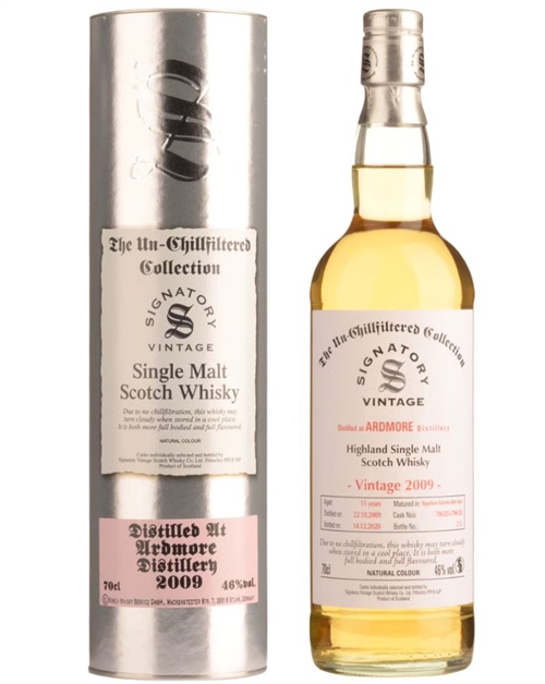 Ardmore 2009/2020 Signatory Vintage 11 år Highland Single Malt Scotch Whisky 70 cl 46%