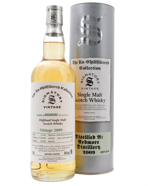 Ardmore 2009/2023 Signatory Vintage 13 år Highland Single Malt Scotch Whisky 70 cl 46%