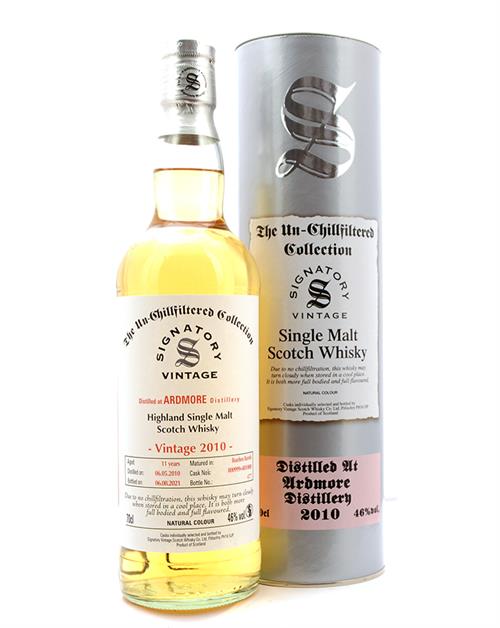 Ardmore 2010/2021 Signature Vintage 11 år Single Highland Malt Whisky 46%