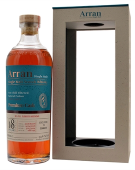 Arran 2006/2024 Premium Cask 18 år Refill Oloroso Hogshead Single Island Malt Scotch Whisky 53.6%