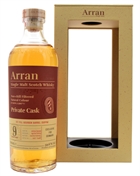 Arran 2015/2025 Single Cask Denmark 9 år 50 ppm 1st Bourbon Single Malt Whisky 59,6%
