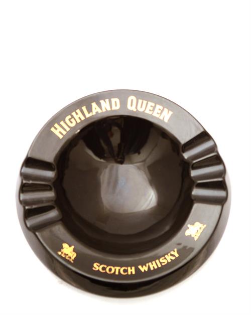 Askfat med Highland Queen whiskylogotyp 2
