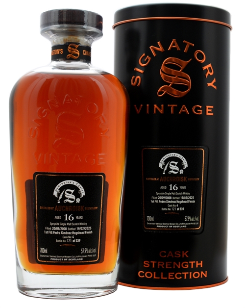 Auchroisk 2008/2025 Signatory 16 år Symingtons Choice Speyside Single Malt Scotch Whisky 57,9%