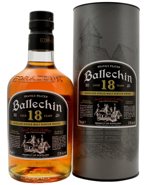 Edradour Ballechin 18 år 2006/2024 Batch 002 Highland Single Malt Scotch Whisky 70 cl 57,8%