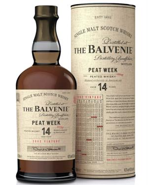 Balvenie Peat Week 2002 första upplagan 14 år Single Speyside Malt Whisky 48,3%