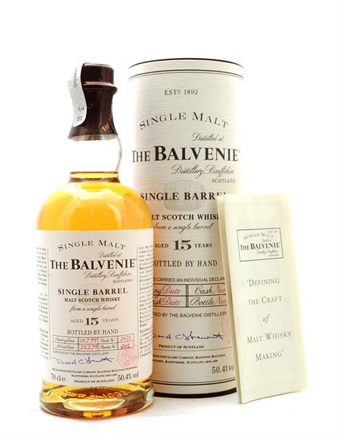 Balvenie 15 år Single Barrel 1979/1999 Fat nr 2423 Single Barrel Malt Scotch Whisky 50,4%