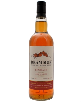 BenRiach Dràm Mòr 10 år Speyside Single Malt Scotch Whisky 70 cl 55.5%