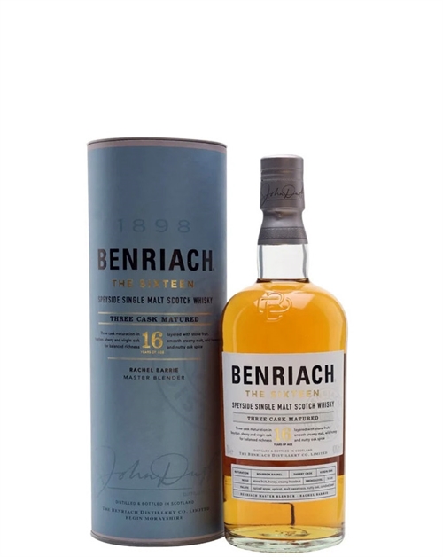 BenRiach The Sixteen 16 år Single Speyside Malt Whisky 70 cl