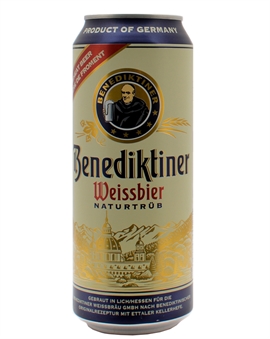 Benediktiner Weissbier Naturtrüb Tysk Veteöl 50 cl 5,4%