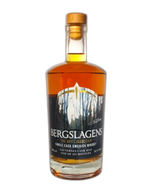 Bergslagens The Art Collection No 3 Sauternes Cask Swedish Single Malt Whisky 50 cl 54%