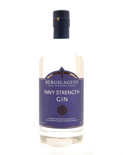 Bergslagens Navy Strength Gin Small Batch Gin 50 cl Sverige 57%