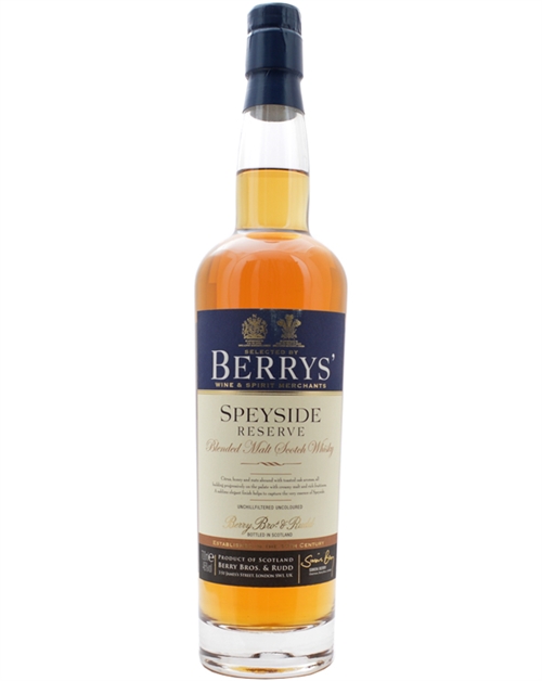 Selected by Berry\'s Speyside Reserve 10 år Blended Malt Scotch Whisky 46%