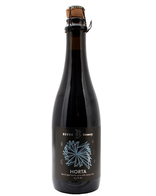 Bevog Horta 2023 Austrian Barrel Aged Barley Wine Med Cocoa Nibs 37,5 cl 15,3%