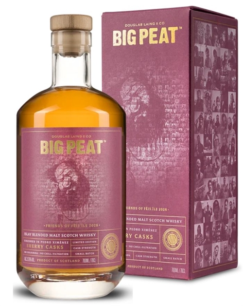 Big Peat Feis Ile 2026 PX Finish Douglas Laing Fèis Ìle Blended Islay Malt Whisky 70 cl 52,6%