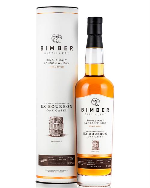 Bimber Ex-Bourbon Ekfat Batch 2 Single Malt London Whisky 70 cl 52,2%