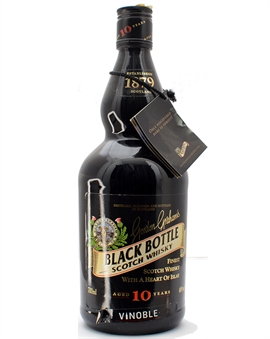 Black Bottle 10 år Old Version med gammal etikett