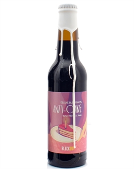 Blackout Brewing Anti‑Cake Deluxe Blend Bourbon BA Imperial Stout Öl Specialöl 33 cl 11%