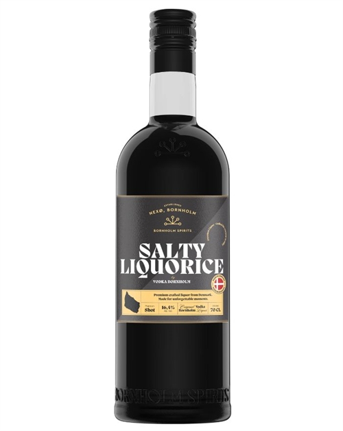 Bornholm Spirits Salty Liquorice 70 cl 16,4% – BHLM Shots by Vodka Bornholm