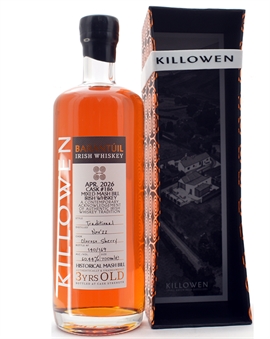 Killowen Barantuil Irish Single Cask Whiskey #186 KD 70 cl 60,44%