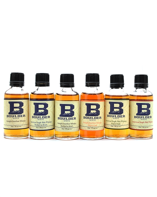 Boulder Spirits Miniature Adventure Kit Whiskey 6x5 cl