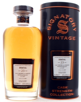 Braeval 2000/2023 Signatory Vintage 23 år Single Speyside Malt Scotch Whisky 60.4%