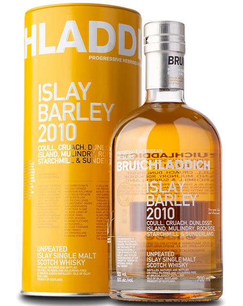 Bruichladdich 2010 Islay Korn Single Islay Malt Whisky 70 cl 50%
