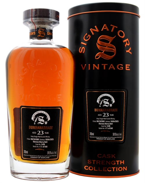 Bunnahabhain 2001/2025 Symingtons Choice 23 år Islay Single Malt Scotch Whisky 70 cl 59,5%