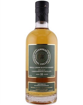 Cameronbridge 1992/2025 Cadenhead’s Original Collection 33 år Single Grain Scotch Whisky 70 cl 42,7%