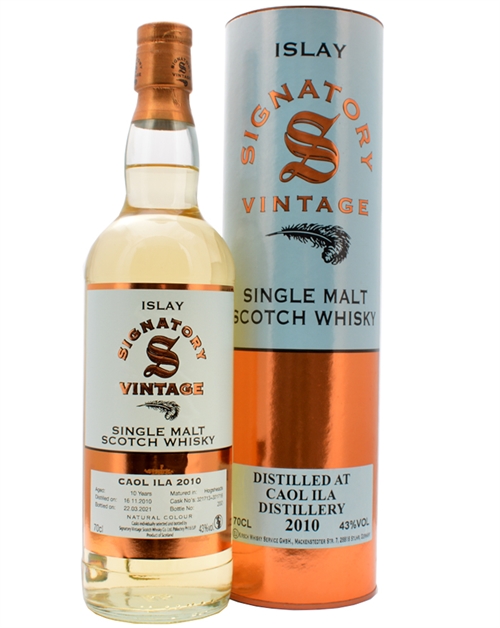 Caol Ila 2010/2021 Signatory 10 år Cask No 321713 Single Malt Scotch Whisky 43%