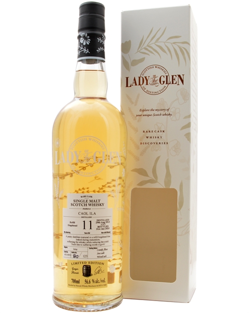 Caol Ila 2013/2025 Lady of the Glen 11 år Single Islay Malt Scotch Whisky 70 cl 56,6%