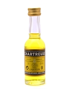Chartreuse miniatyr gul Jaune fransk Likør 3 cl 43%