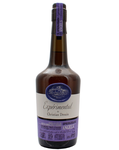 Experimental de Christian Drouin 19 år Calvados Springbank Angels 70 cl 50,4%