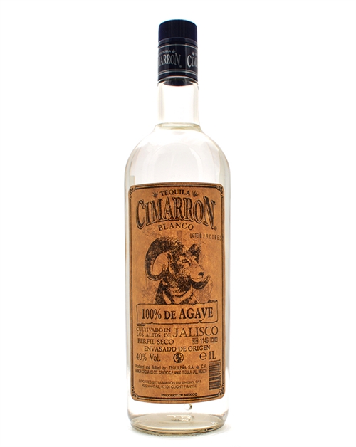 Cimarron Blanco Mexikansk Tequila 100 cl 40%