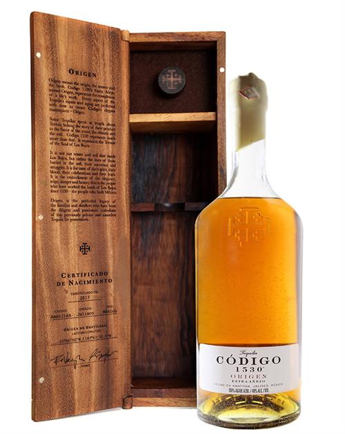 Codigo Origin Extra Anejo Mexikansk Tequila 70 cl 38%
