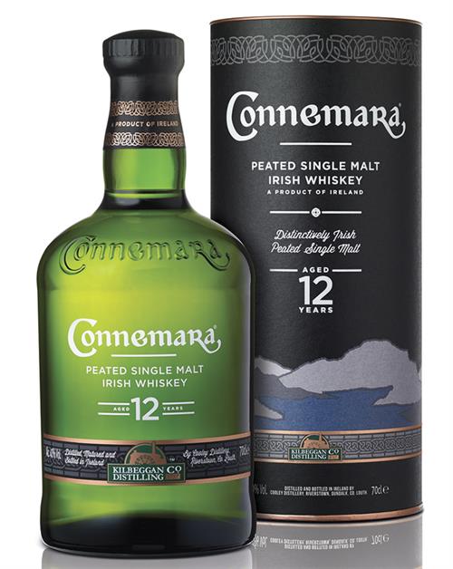 Connemara 12 år Peated Irish Single Malt Whisky 40%