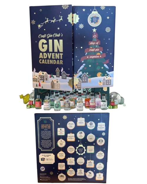 Gin Julkalender - fylld med 25 st x 5 cl olika sorters gin.