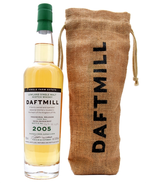 Daftmill 2005 Inaugural Release 12 år Lowland Single Malt Scotch Whisky 55.8%