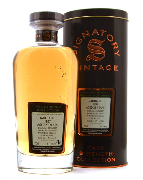 Dailuaine 1997/2020 Signature Vintage 23 år Speyside Single Malt Scotch Whisky 70 cl 51,1%