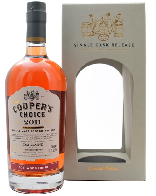 Dailuaine 2011/2024 Coopers Choice Port Wood Finish Speyside Single Malt Whisky 53,5%