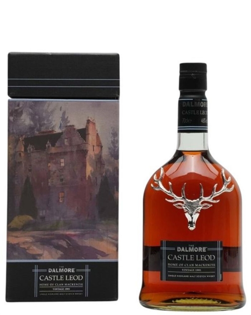 Dalmore Castle Leod 1995 Vintage Lands of Clan Mackenzie Single Highland Malt Whisky 46%