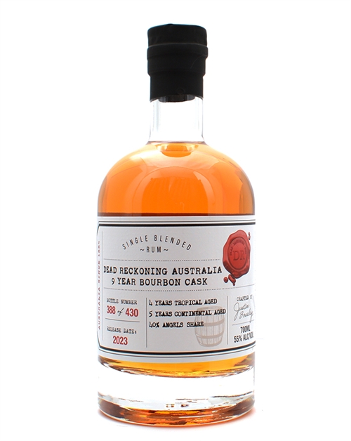 Dead Reckoning Australia 9 år Bourbon Cask Single Blended Rom 70 cl 55%