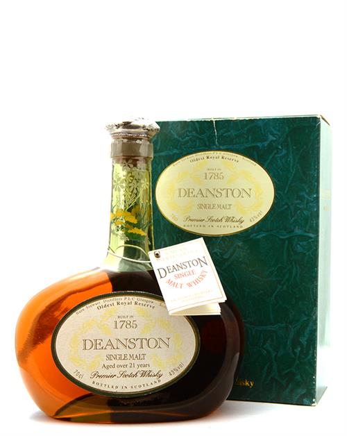 Deanston 21 år äldsta Royal Reserve Old Version Single Malt Premier Scotch Whisky 43 %