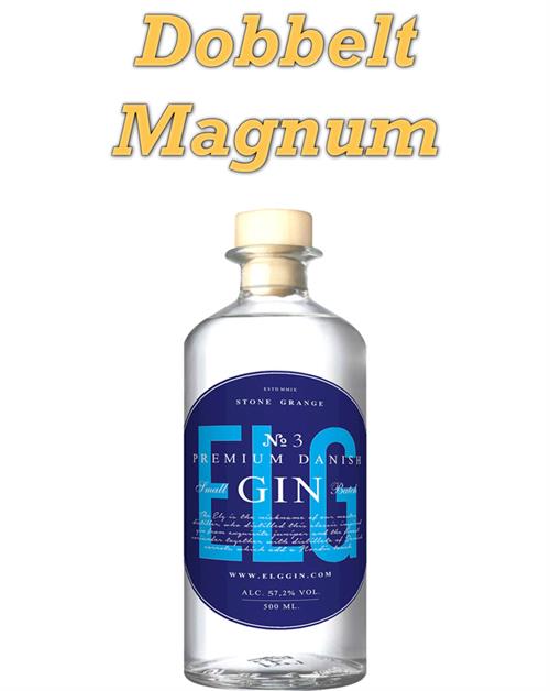 ELG Gin No 3 Navy Strength Premium Danish Small Batch Gin Double Magnum 3 Liter 57,2%