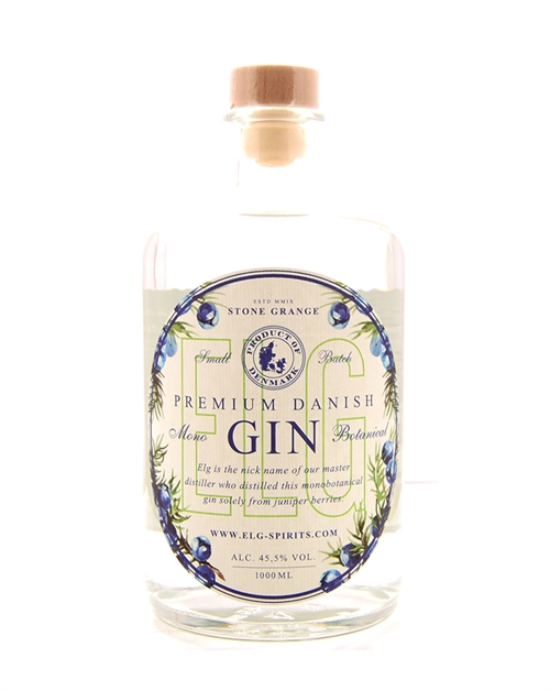 ELG Gin Mono Botanical Premium Danish Small Batch Gin 100 cl 45,5 %